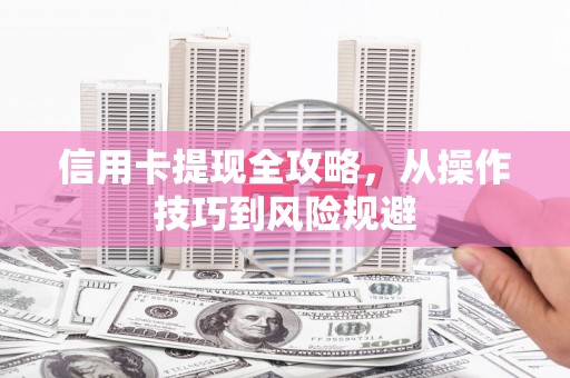 平湖信用卡提现全攻略，从操作技巧到风险规避
