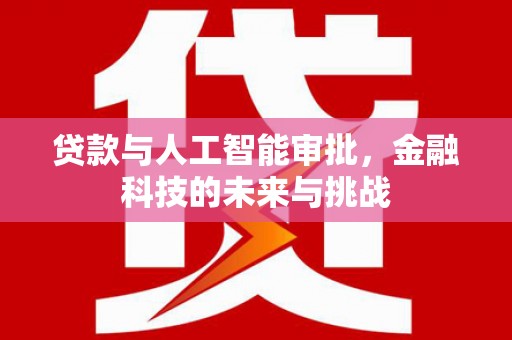 平湖贷款与人工智能审批，金融科技的未来与挑战