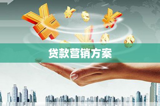 平湖贷款营销方案