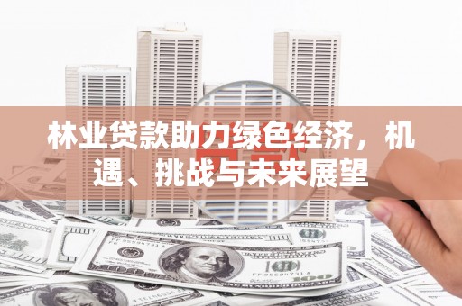 平湖林业贷款助力绿色经济，机遇、挑战与未来展望