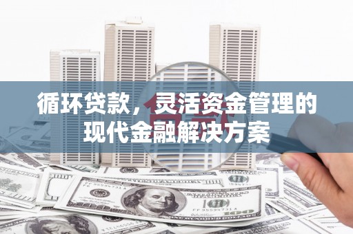 平湖循环贷款，灵活资金管理的现代金融解决方案