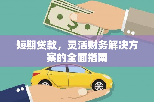 平湖短期贷款，灵活财务解决方案的全面指南