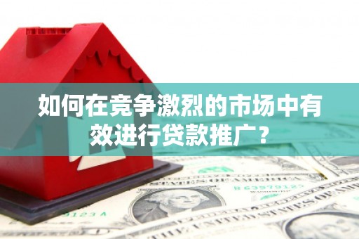平湖如何在竞争激烈的市场中有效进行贷款推广？