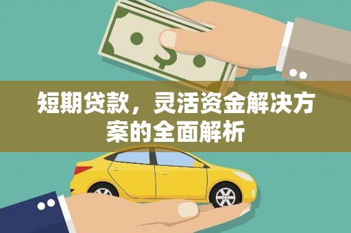 平湖短期贷款，灵活资金解决方案的全面解析