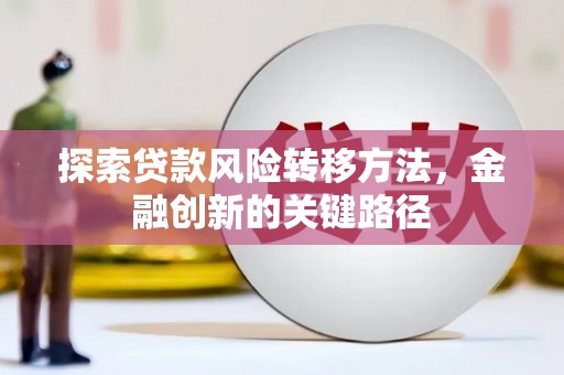 平湖探索贷款风险转移方法，金融创新的关键路径