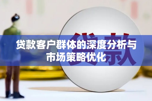 平湖贷款客户群体的深度分析与市场策略优化