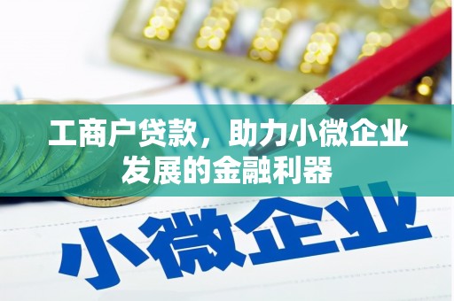 平湖工商户贷款，助力小微企业发展的金融利器