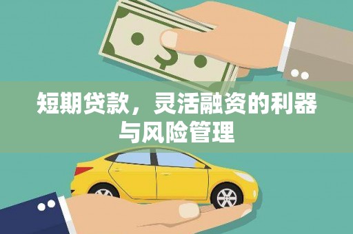 平湖短期贷款，灵活融资的利器与风险管理