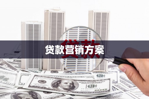 平湖贷款营销方案